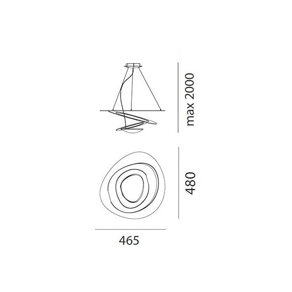 Artemide Pirce Micro Sospensione LED