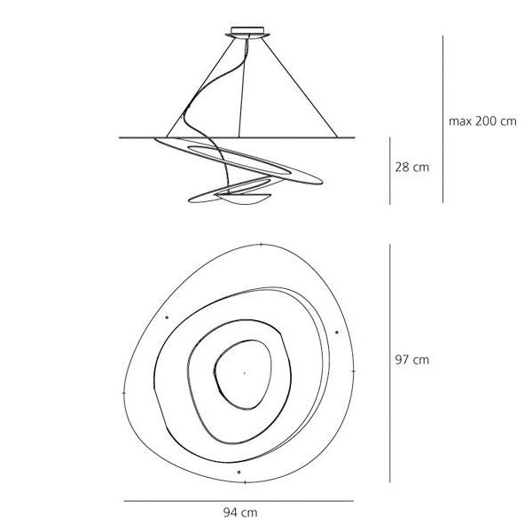 Artemide Pirce Sospensione