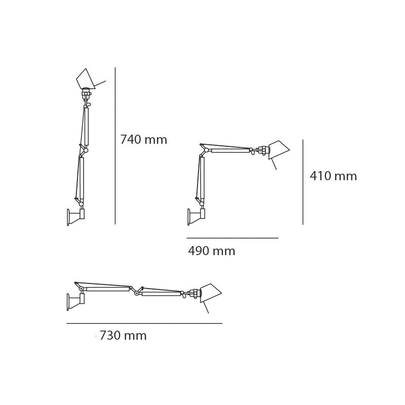 Artemide Tolomeo Micro Parete LED Artemide Tolomeo Micro Parete LED