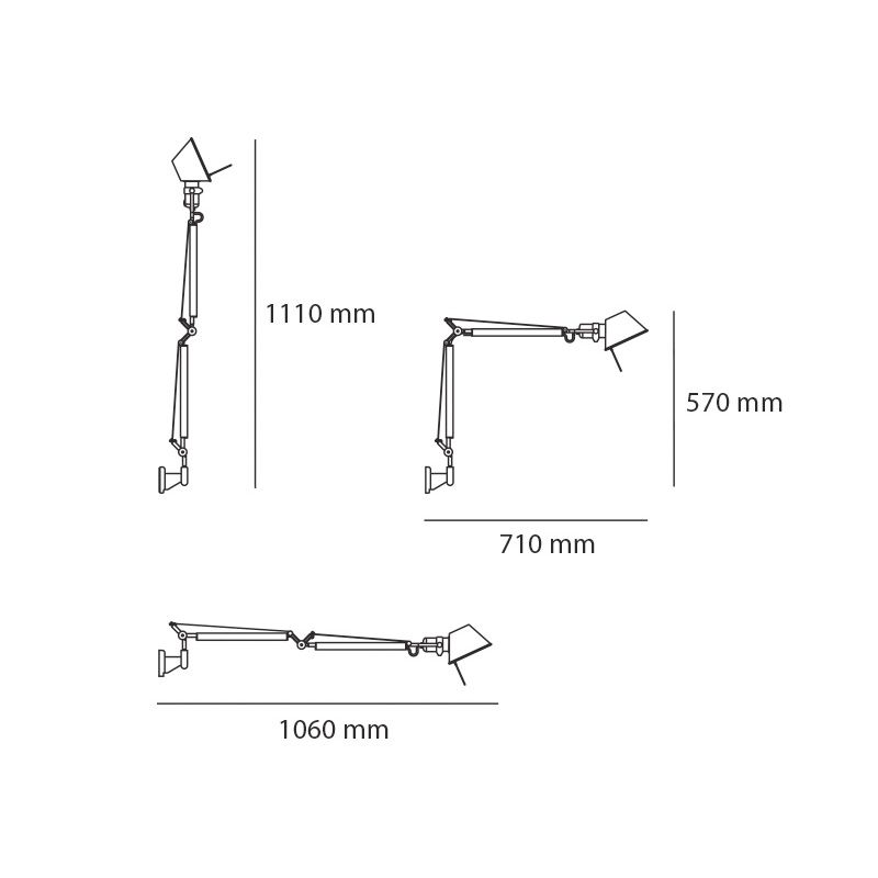 Artemide Tolomeo Mini Parete LED Artemide Tolomeo Mini Parete LED
