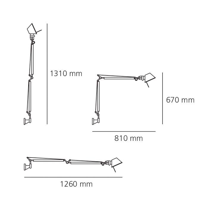 Artemide Tolomeo Parete LED Artemide Tolomeo Parete LED
