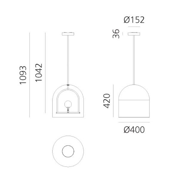 Artemide Yanzi Suspension Pendelleuchte Artemide Yanzi Suspension Pendelleuchte