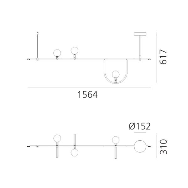 Artemide Yanzi Suspension SC 1 Pendelleuchte Artemide Yanzi Suspension SC 1 Pendelleuchte