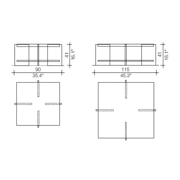 Cassina Lewis Coffee Table Cassina Lewis Coffee Table