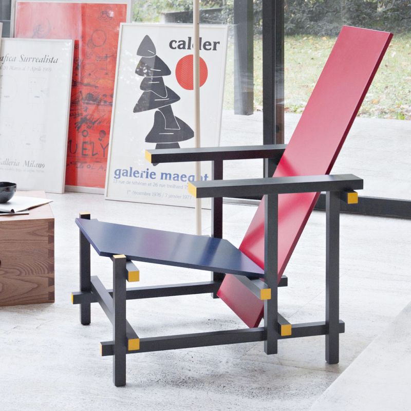 Cassina Red And Blue Cassina Red And Blue