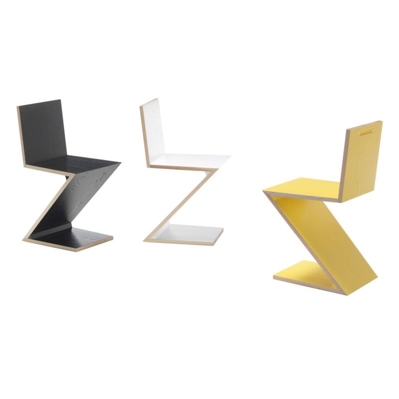 Cassina Zig-Zag in verschiedenen Farben Cassina Zig-Zag in verschiedenen Farben