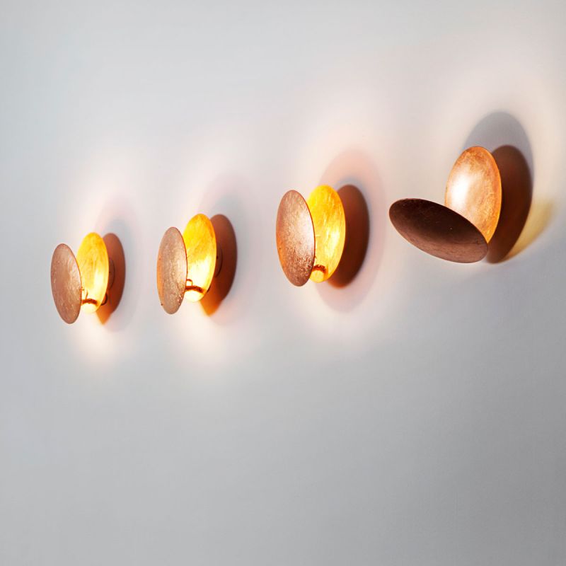 Catellani & Smith Lederam W Kupfer Wandleuchten