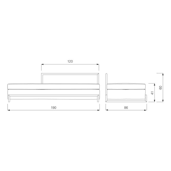 ClassiCon Day Bed Abmessungen