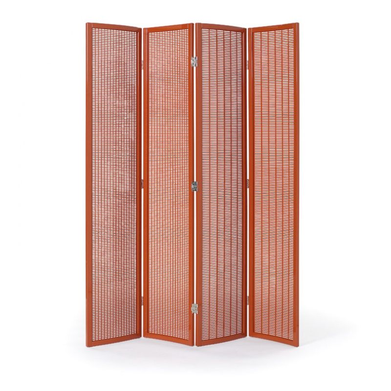 Trennwand Folding Screen in chinarot von Classicon - Design von Eileen Gray Trennwand Folding Screen in chinarot von Classicon - Design von Eileen Gray