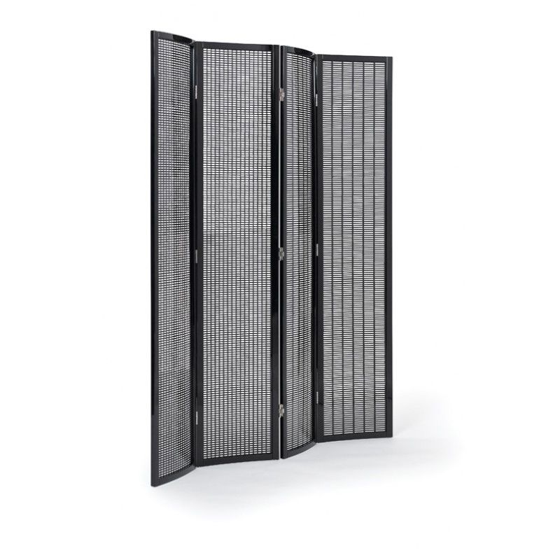 Trennwand Folding Screen in schwarz von Classicon - Design von Eileen Gray Trennwand Folding Screen in schwarz von Classicon - Design von Eileen Gray