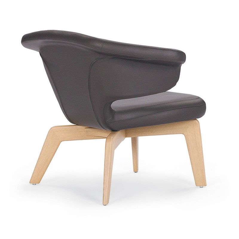 Rückansicht vom Lounge Chair Sessel Munich von ClassiCon