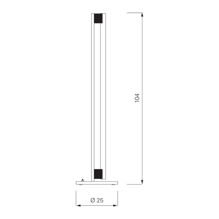 ClassiCon Tube Light Stehleuchte Abmessungen