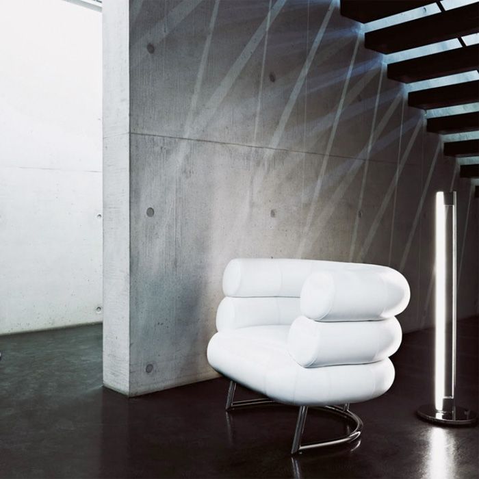 ClassiCon Tube Light Stehleuchte mit Bibendum Sessel