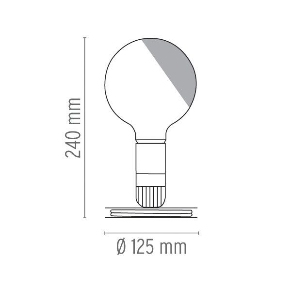 Flos Lampadina Abmessungen