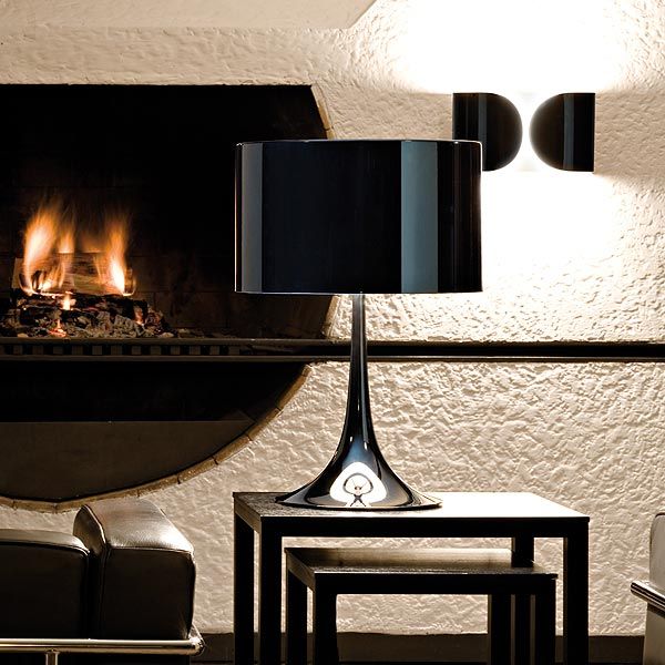 Flos Spun Light T1 Tischleuchte schwarz