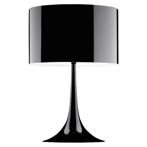 Flos Spun Light T1 Tischleuchte schwarz