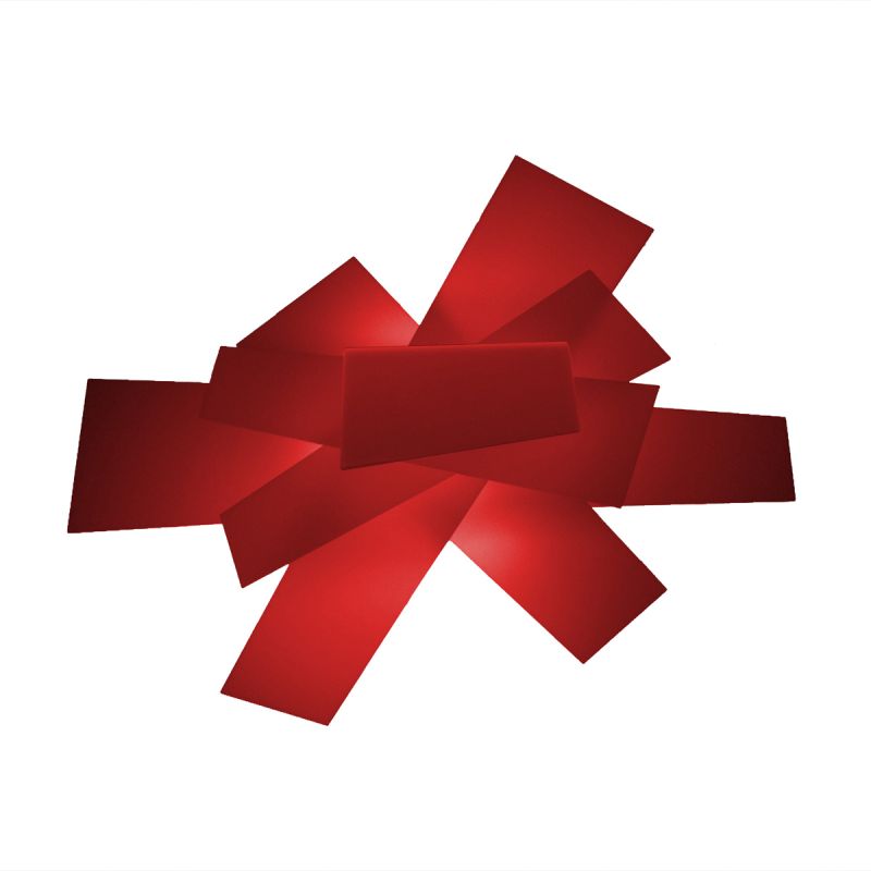 Wandleuchte Foscarini Big Bang in rot 