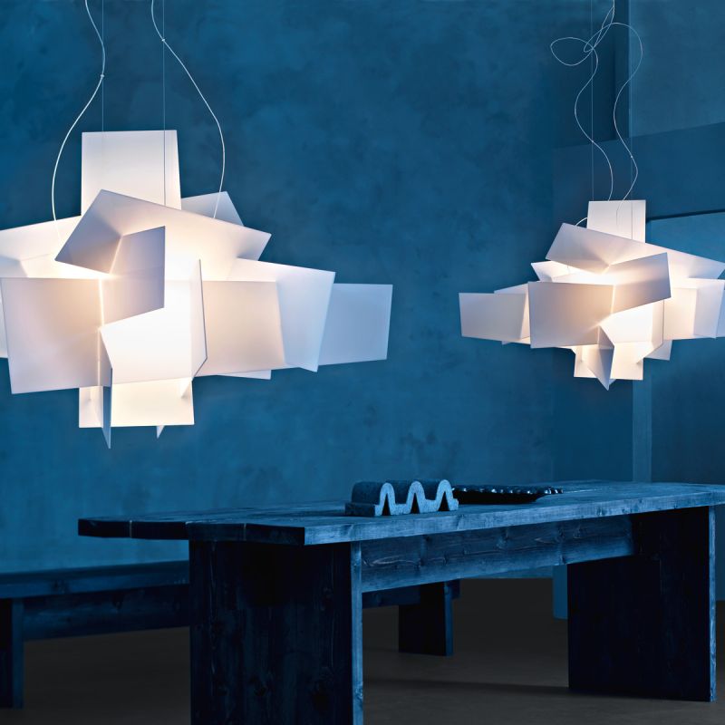 Foscarini Big Bang Sospensione Pendelleuchte eingeschaltet