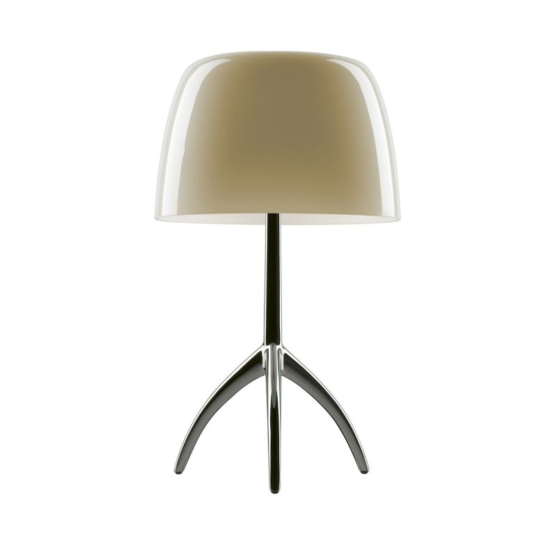 Foscarini Lumiere Tavolo Piccola Tischleuchte mit Elfenbein-Schirm