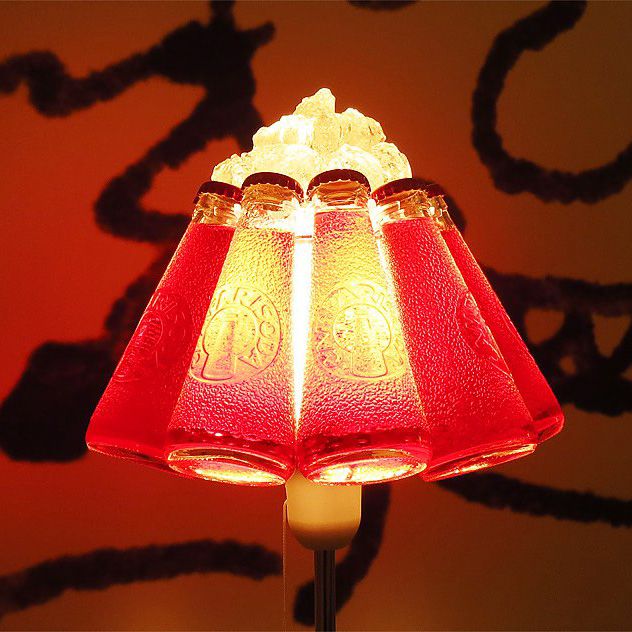 Ingo Maurer Campari Bar Soda-Flaschen Leuchte Ingo Maurer Campari Bar Soda-Flaschen Leuchte