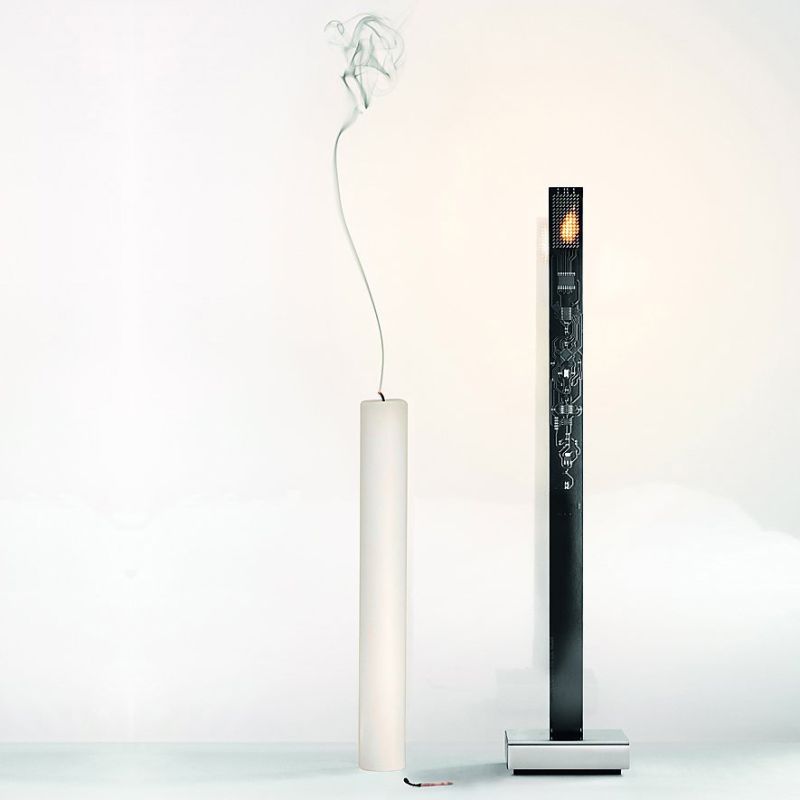 Ingo Maurer My New Flame LED Tischleuchte in schwarz