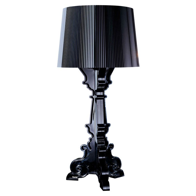 Barock Tischleuchte Bourgie von Kartell in schwarz Barock Tischleuchte Bourgie von Kartell in schwarz