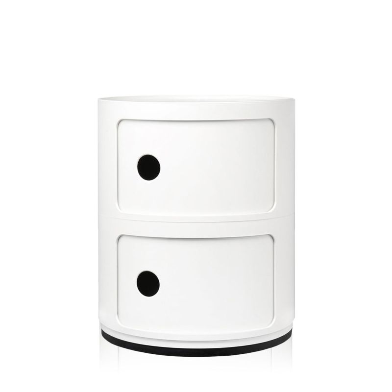 Kartell Componibili mit 2 Fächen in weiß