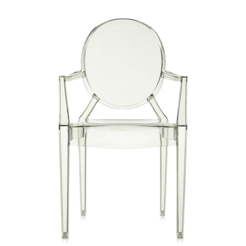 Kartell Louis Ghost Armlehnstuhl grün