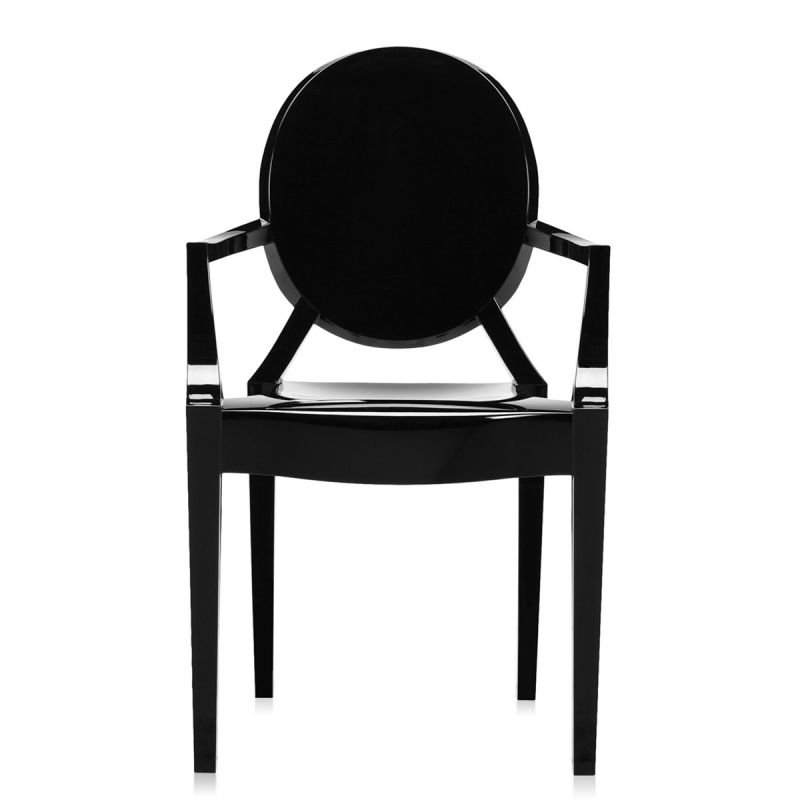 Kartell Louis Ghost Armlehnstuhl schwarz