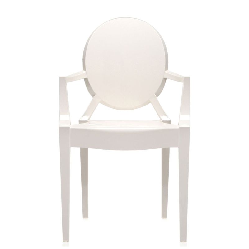 Kartell Louis Ghost Armlehnstuhl weiß