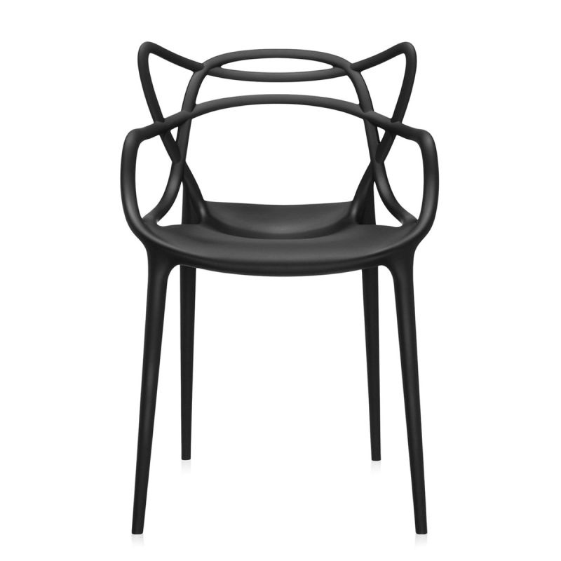 Kartell Masters Armlehnstuhl in schwarz