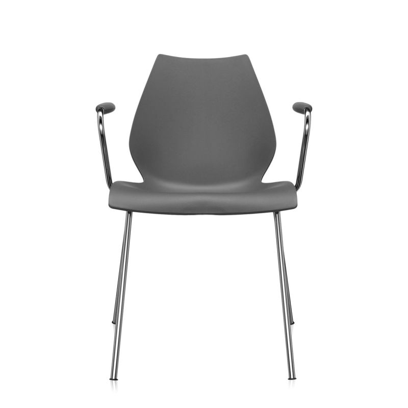 Kartell Maui Armlehnstuhl anthrazit