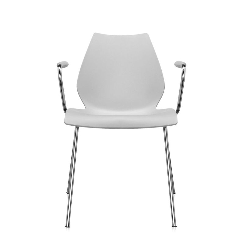 Kartell Maui Armlehnstuhl hellgrau