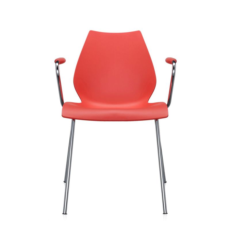 Kartell Maui Armlehnstuhl purpurrot