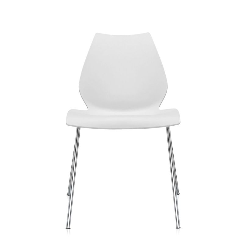 Kartell Maui Stuhl zinkweiß