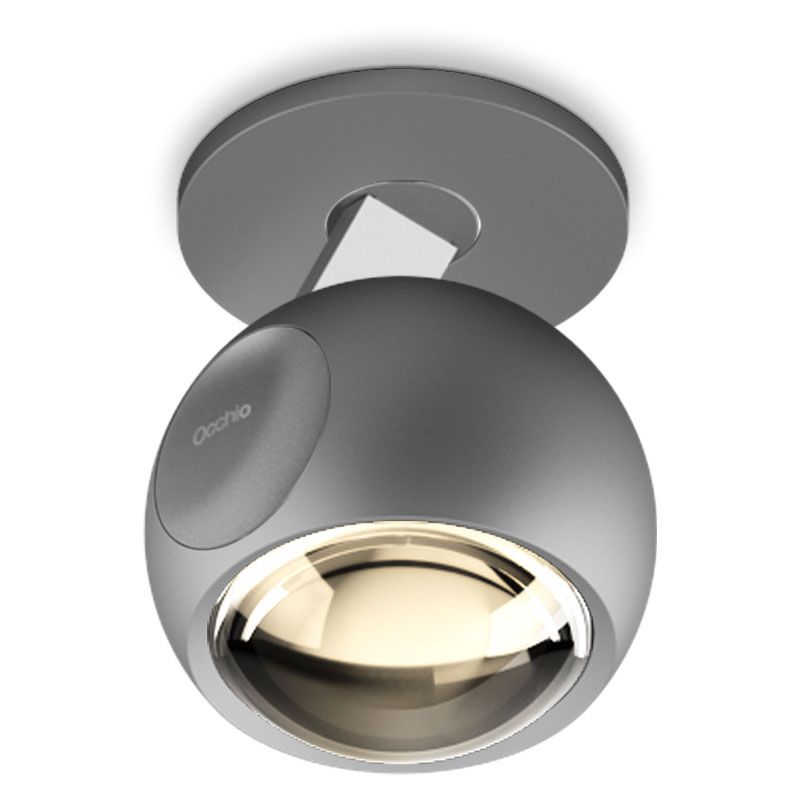 Deckenleuchte Occhio io 3d Pico Up in Chrom Shine