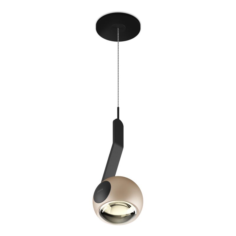 Occhio io 3d Sospeso edition gold mit Schwarz