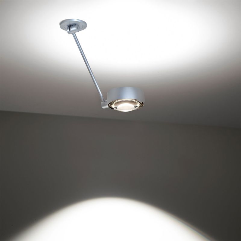 Occhio Sento LED E Soffitto Singlo chrom-matt