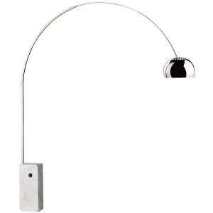 Flos Arco Bogenleuchte mit Carrara-Marmor