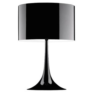 Flos Spun Light T2 Tischleuchte schwarz