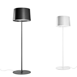 Foscarini Twiggy Lettura Standleuchte in gelb und weiß