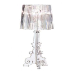 Barock Tischleuchte Bourgie von Kartell in glasklar