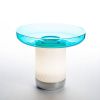 Artemide Bontà Akkuleuchte mit Platte, türkis