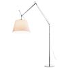 Artemide Tolomeo Mega Terra mit Dimmer mit Pergament-Schirm Ø 42 cm