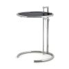 ClassiCon Adjustable Table E 1027 Metallplatte schwarz, Gestell verchromt