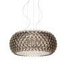 Foscarini Caboche Plus Grande Pendelleuchte grau, dimmbar