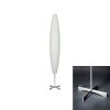 Foscarini Havana Terra mit Schalter chrom, Weiß