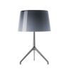 Foscarini Lumiere XXL Tischleuchte Körper alu / Schirm grau