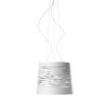 Foscarini Tress Sospensione Grande weiß, Pendellänge 350 cm