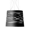 Foscarini Tress Sospensione Grande LED schwarz, dimmbar